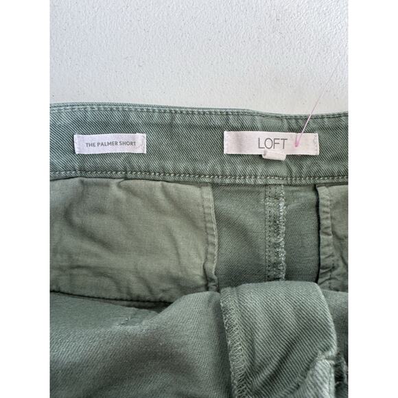 3 for $9 Loft The Palmer Short 6 Green - Picture 2 of 7